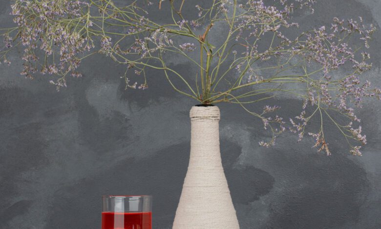 Como fazer uma linda decoração com garrafa de vidro 1 Decoração com garrafa de vidro